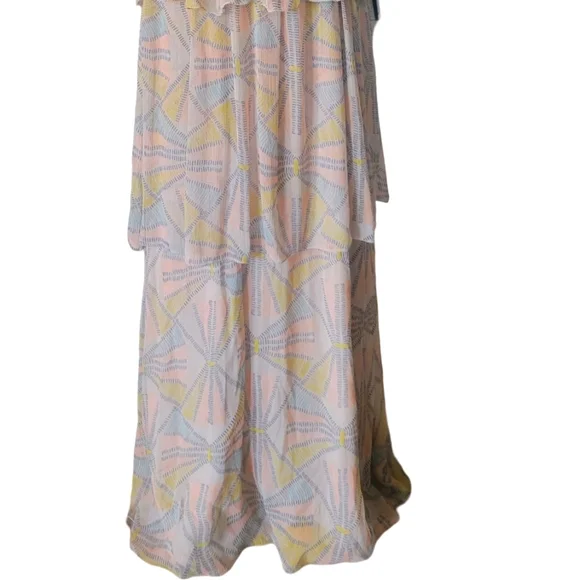 MATTY.  SOFT FLOWY MAXI DRESS GORGEOUS!!!! SIZE M - Picture 2 of 13